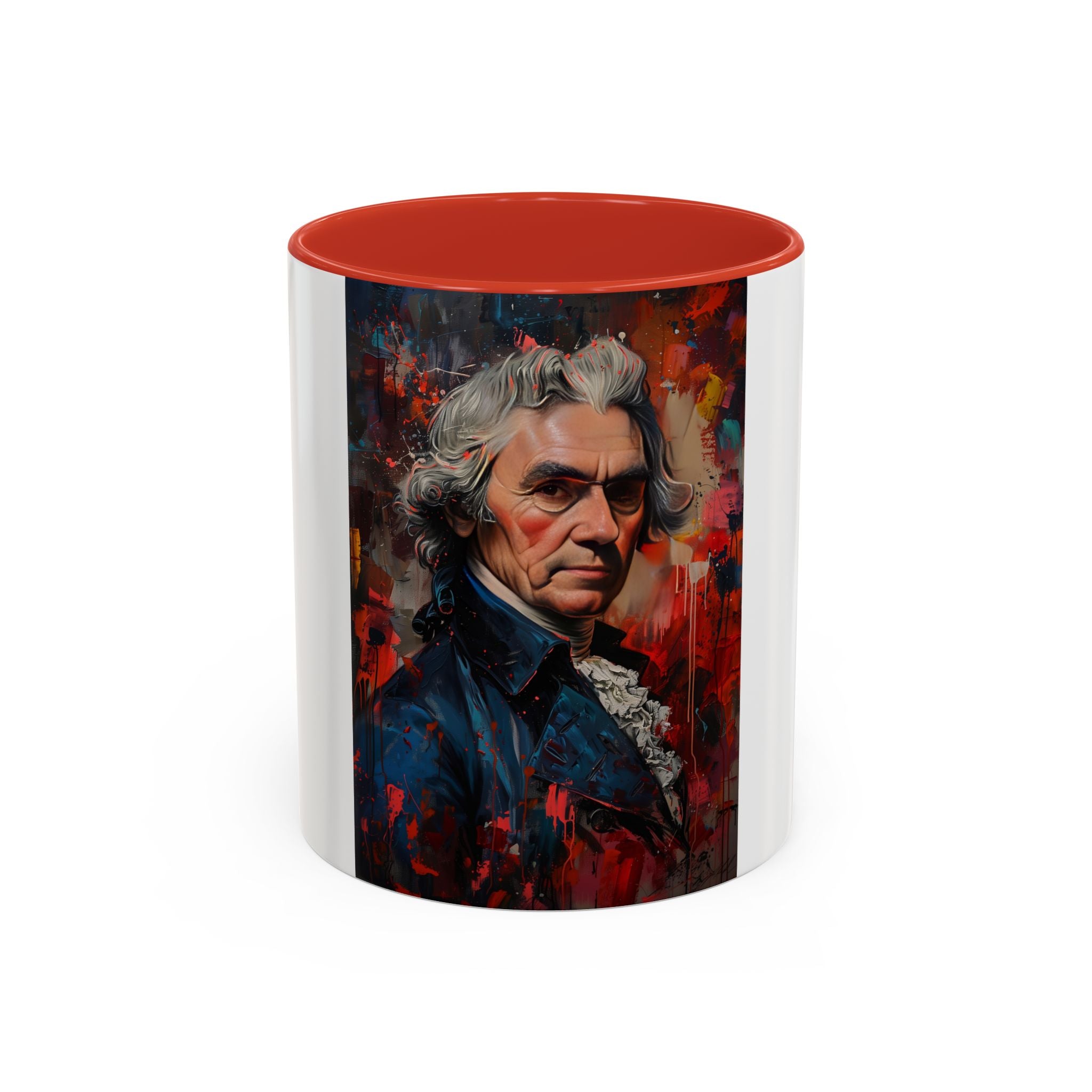 Thomas Jefferson Portrait Art Coffee Mug — Vintage Style Accent Mug