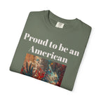 Patriotic Eagle T-Shirt, Proud to be an American Tee, Unisex Graphic T-Shirt, Independence Day Gift, Casual Wear, Eagle Design Shirt - 250 USA Celebration