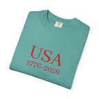 USA 1776–2026 Commemorative T-Shirt — Patriotic American Anniversary Tee