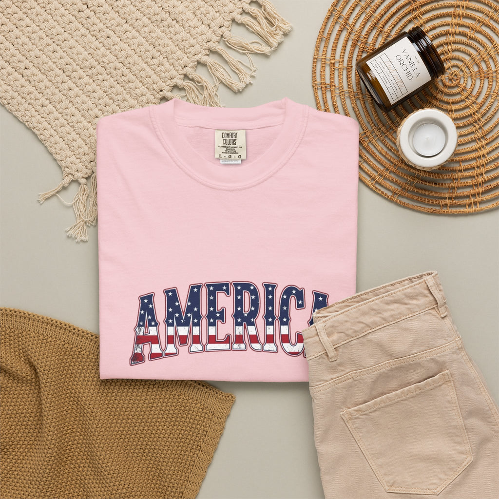 Classic America Patriotic T-Shirt - Unisex Comfort Tee