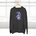 Colorful Peace Sign Floral Skull Hoodie | Psychedelic Peace Skull - 250 USA Celebration