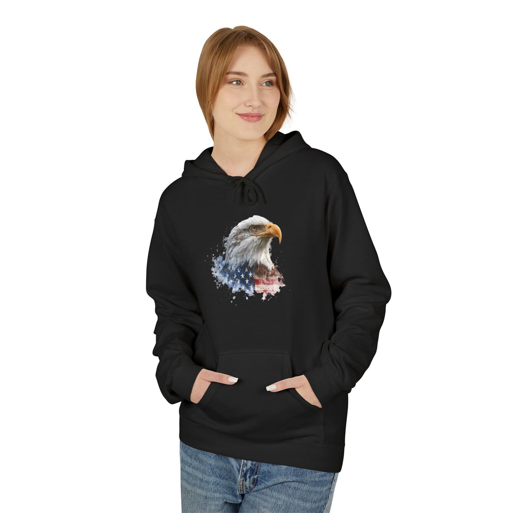 American Flag Eagle hoodie | Patriotic Bald Eagle design