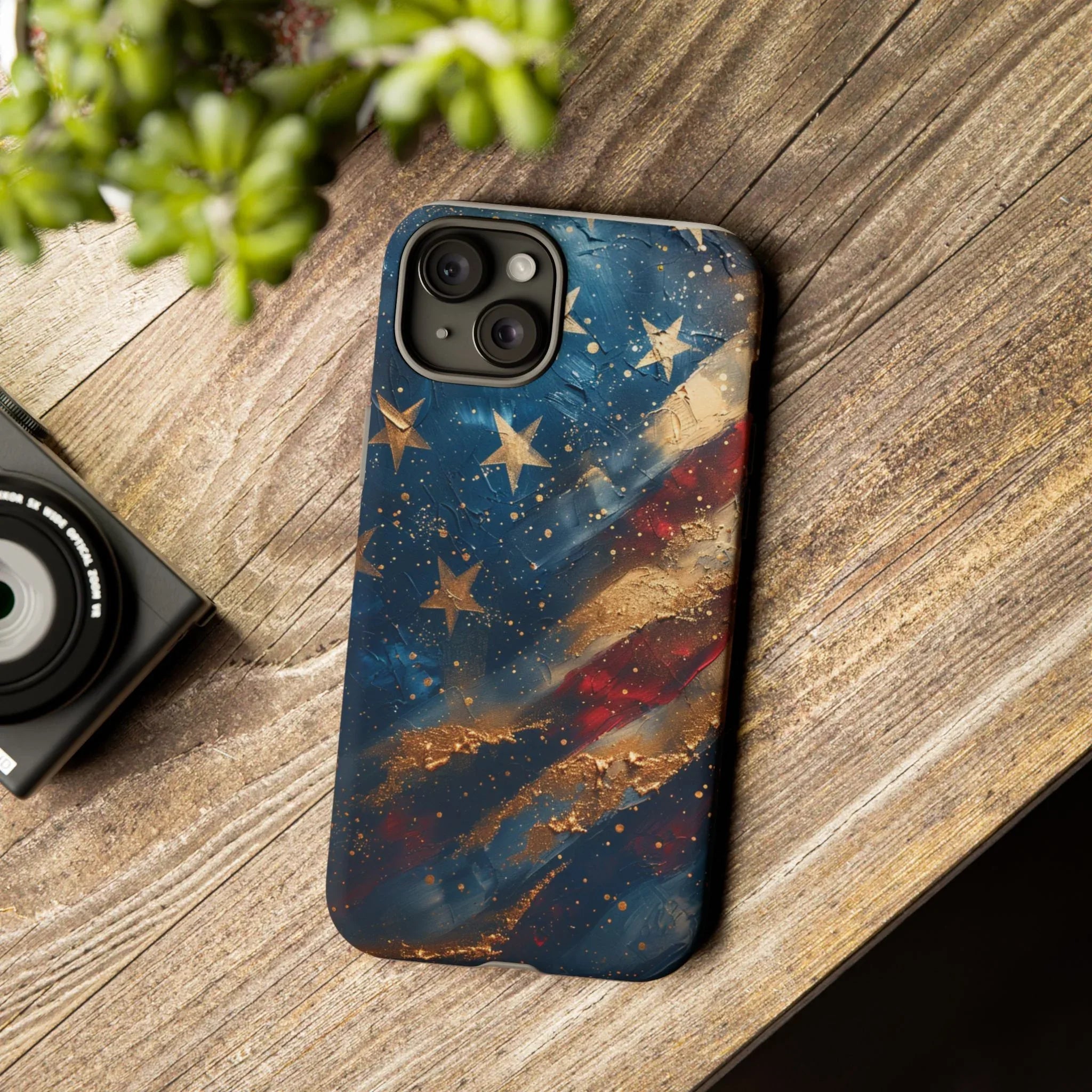 Distressed American Flag phone case | tough cases - 250 USA Celebration