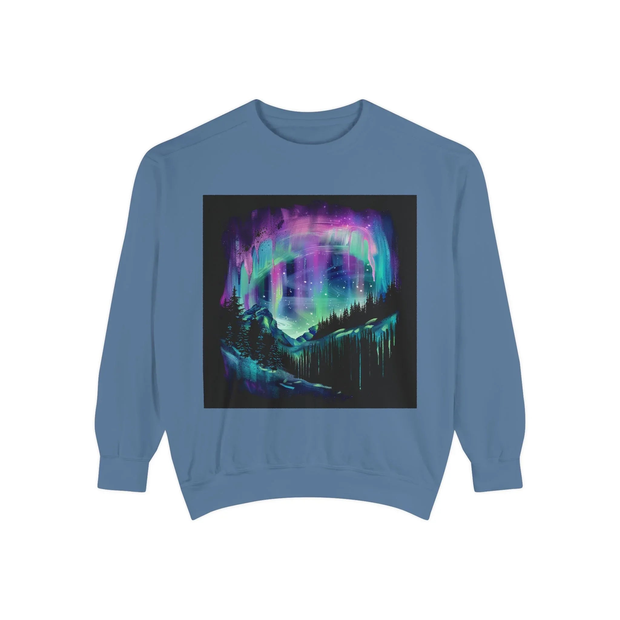 Aurora Borealis Sweatshirt | Northern Lights, northern lights t-shirt, aurora borealis tee, northern lights apparel, aurora borealis shirt - 250 USA Celebration