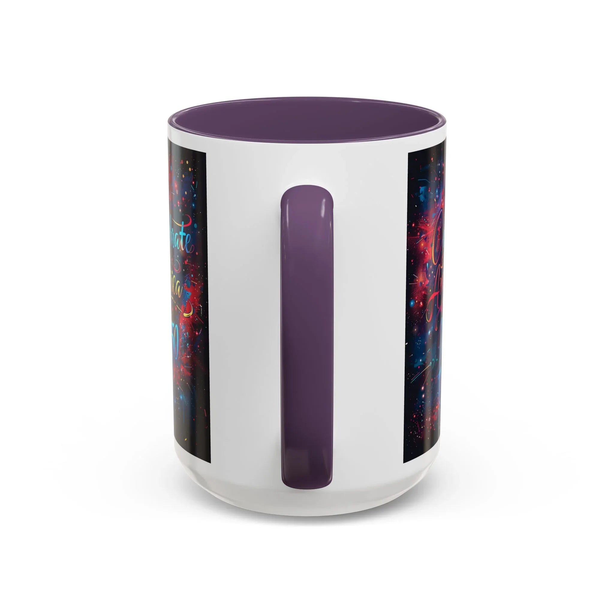 Celebrate America 250 Mug | Accent Coffee Mug 11oz 15oz - 250 USA Celebration