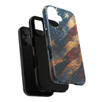 Patriotic Phone Case, Tough Cases with American Flag Design, Stylish Phone Accessories, USA Pride Gift, Durable Cases for All Occasions - 250 USA Celebration