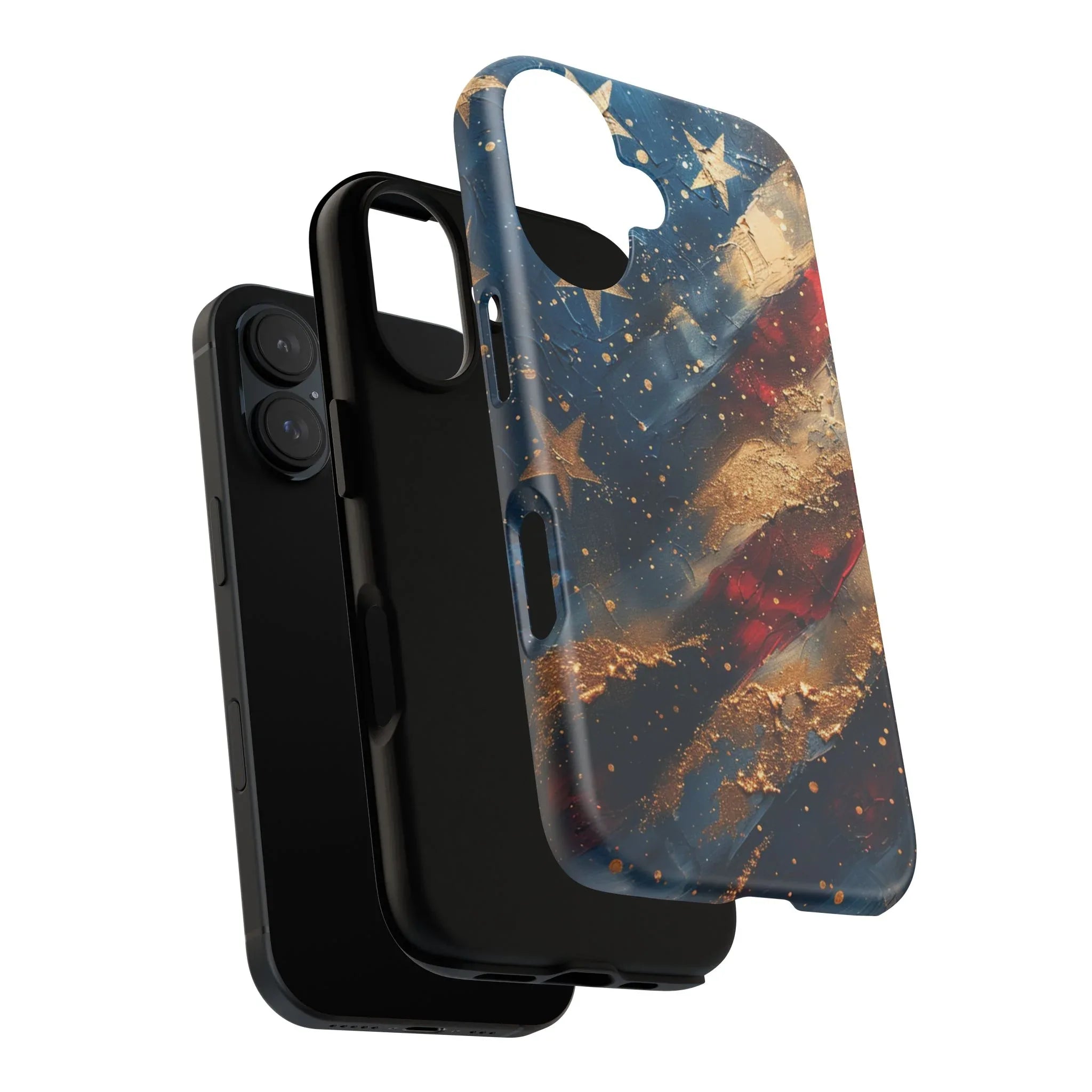 Patriotic Phone Case, Tough Cases with American Flag Design, Stylish Phone Accessories, USA Pride Gift, Durable Cases for All Occasions - 250 USA Celebration