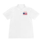 The "Legacy Portrait" Sport Polo – America 250 Signature Series - Men's Sport Polo — America 250 Commemorative Flag Wave Polo