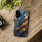 Distressed American Flag phone case | tough cases - 250 USA Celebration