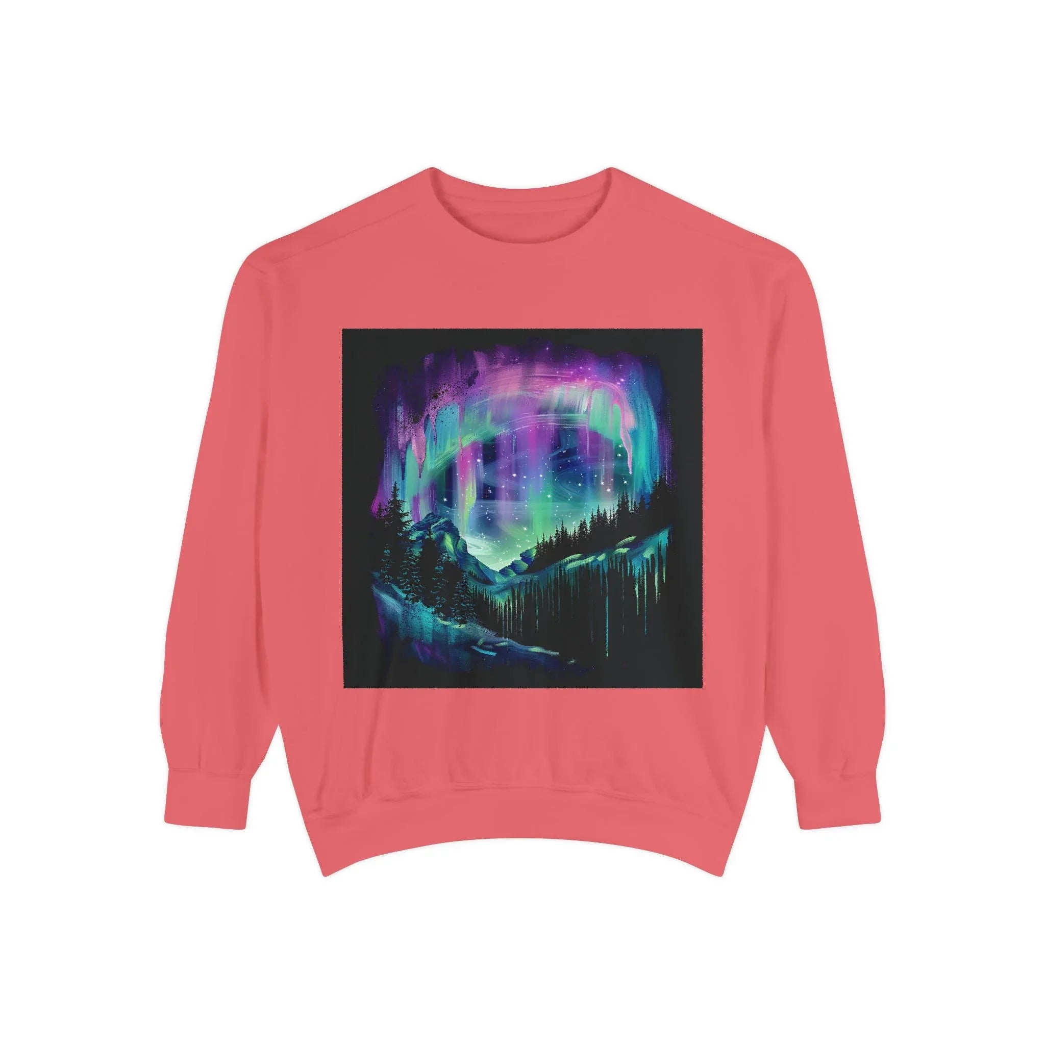 Aurora Borealis Sweatshirt | Northern Lights, northern lights t-shirt, aurora borealis tee, northern lights apparel, aurora borealis shirt - 250 USA Celebration