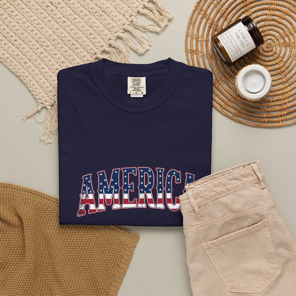 Classic America Patriotic T-Shirt - Unisex Comfort Tee