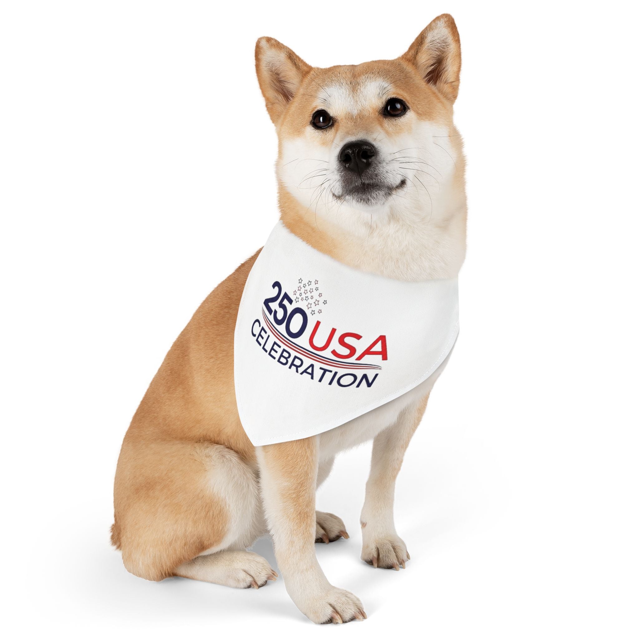 Pet Bandana — "250 USA Celebration" Patriotic Dog & Cat Bandana Collar