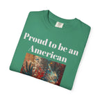Patriotic Eagle T-Shirt, Proud to be an American Tee, Unisex Graphic T-Shirt, Independence Day Gift, Casual Wear, Eagle Design Shirt - 250 USA Celebration