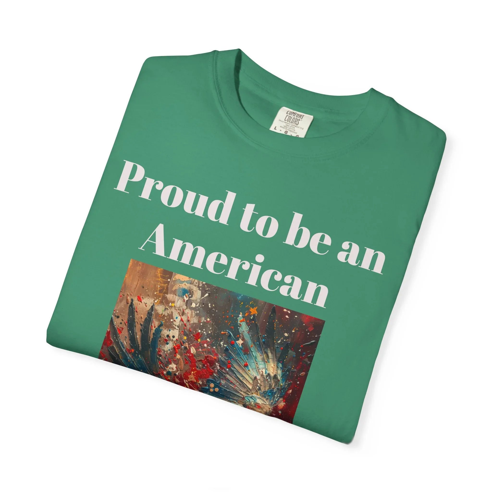 Patriotic Eagle T-Shirt, Proud to be an American Tee, Unisex Graphic T-Shirt, Independence Day Gift, Casual Wear, Eagle Design Shirt - 250 USA Celebration