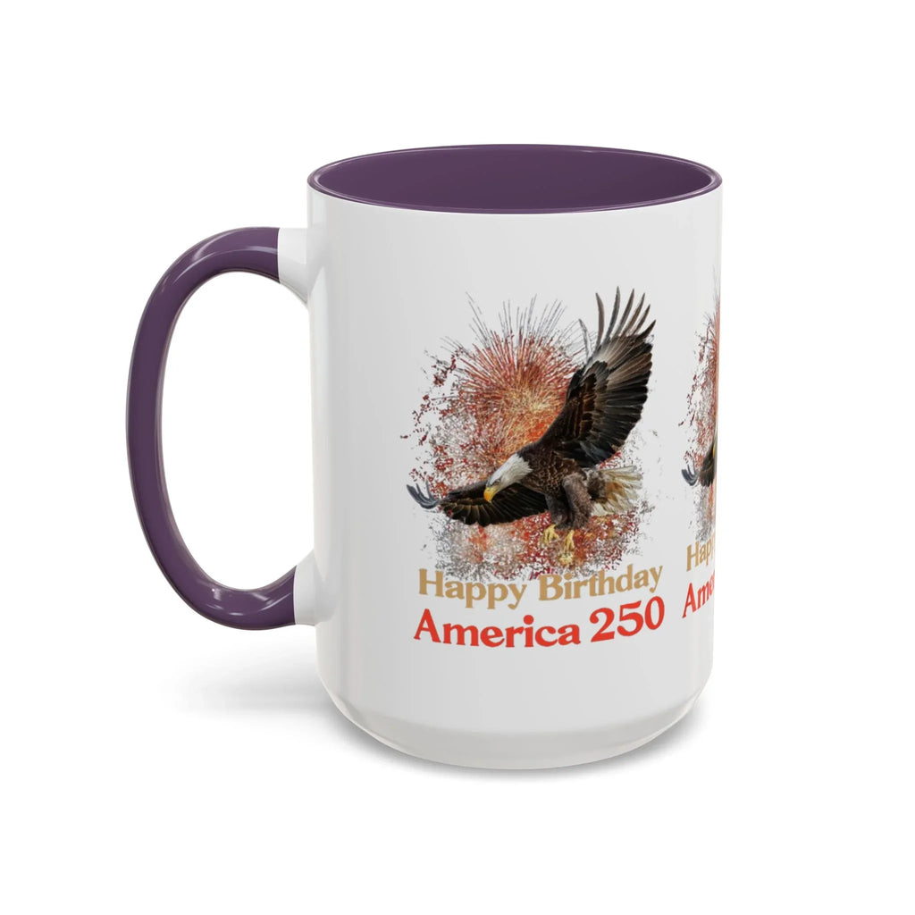 Accent Coffee Mug (11, 15oz) - 250 USA Celebration