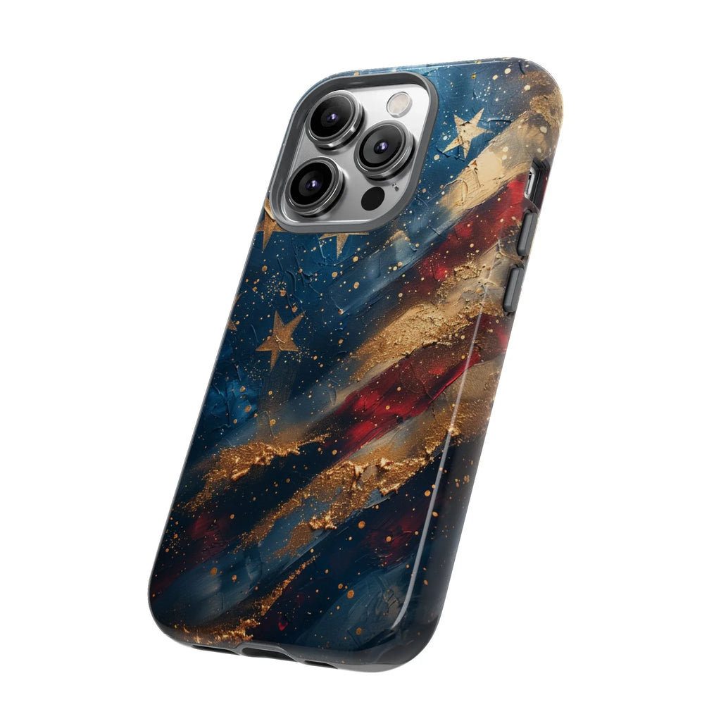 Distressed American Flag phone case | tough cases - 250 USA Celebration