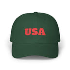 USA Embroidered Dad Cap — Classic Patriotic Baseball Hat