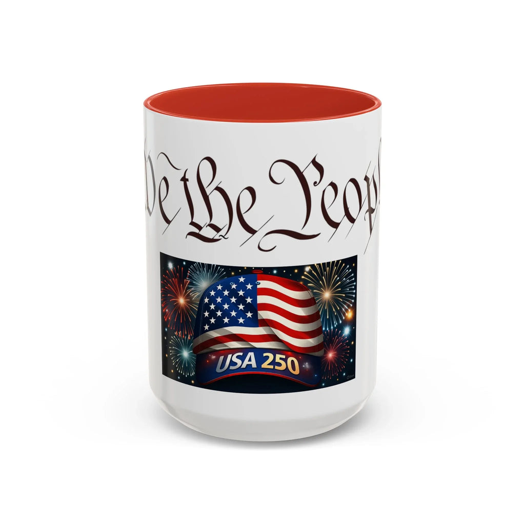 Accent Coffee Mug (11, 15oz) - 250 USA Celebration