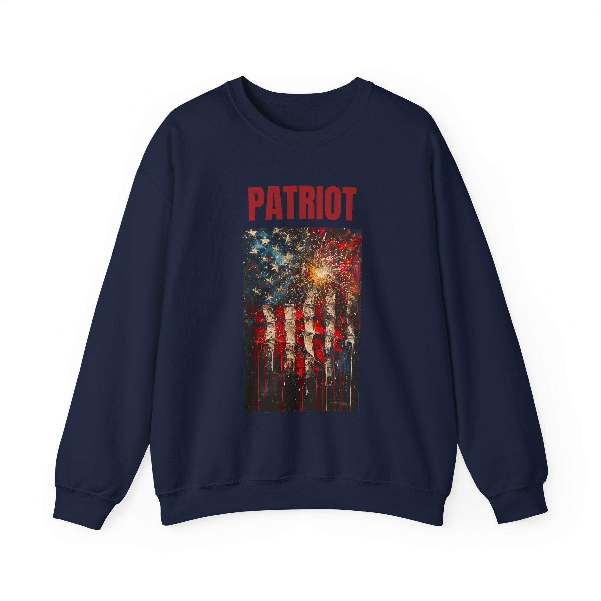 Official 250th Patriotic Flag Crewneck Sweatshirt