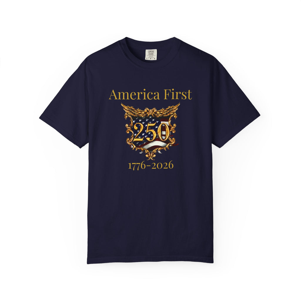 Official America First 250th Anniversary Patriotic Tee