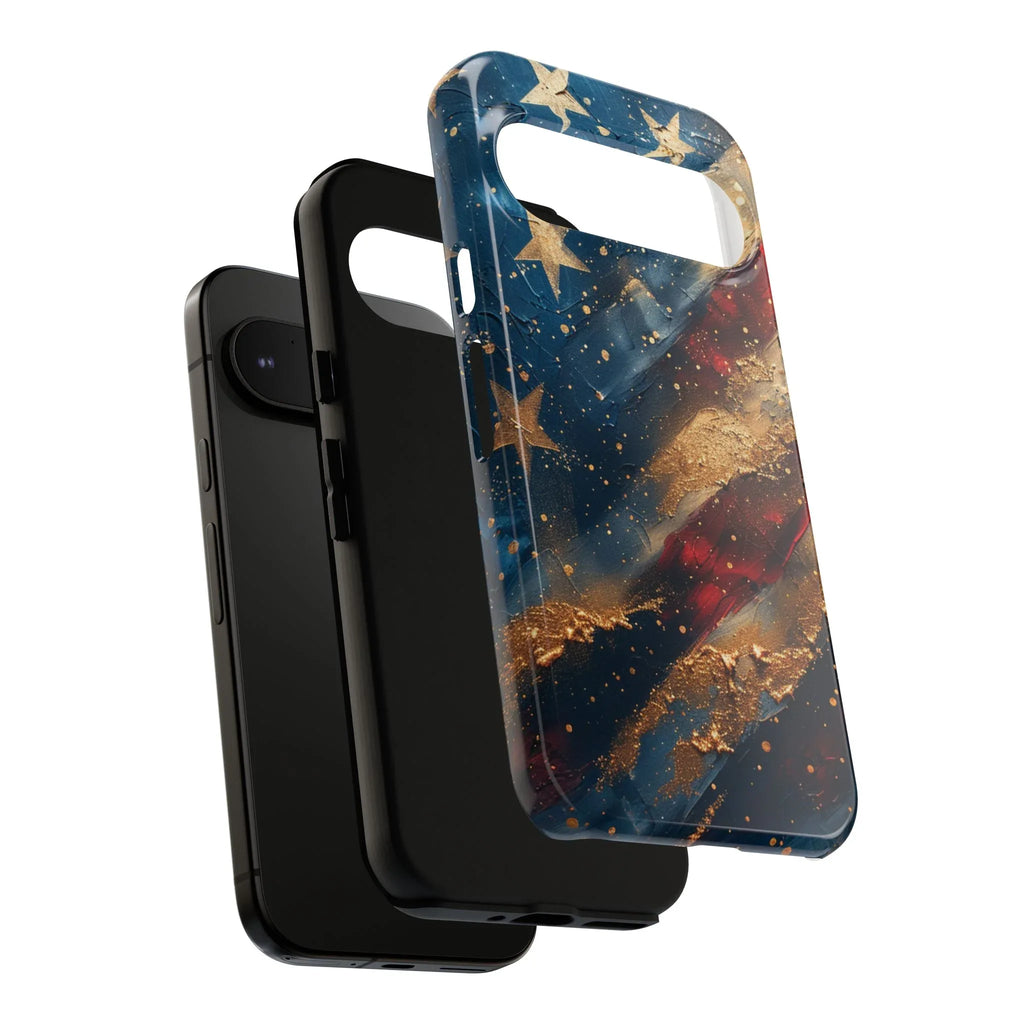 Patriotic Phone Case, Tough Cases with American Flag Design, Stylish Phone Accessories, USA Pride Gift, Durable Cases for All Occasions - 250 USA Celebration