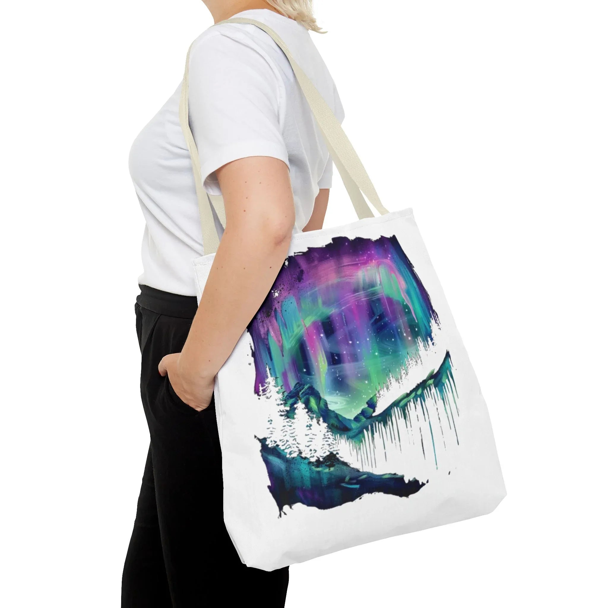 Aurora Sky Watercolor Tote - 250 USA Celebration