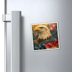 Bald Eagle American Flag Magnets | Patriotic Refrigerator Magnet - 250 USA Celebration