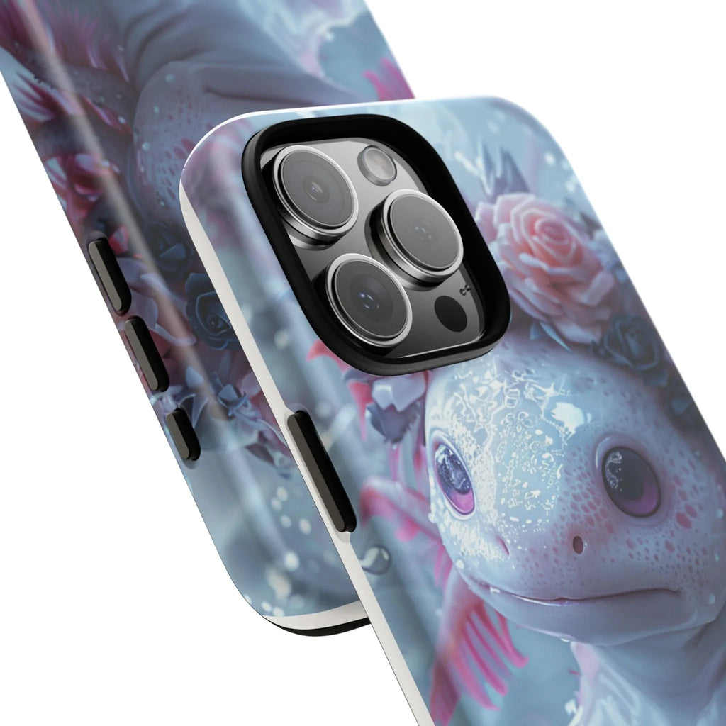 Goth Axolotls Tough Cases | Cute Creepy Axolotl Phone Case, Gloomycore Aesthetic - 250 USA Celebration