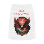 Red, White & Woof Patriotic Pet Tank Top — Bald Eagle Fireworks Dog Shirt for 4th of July