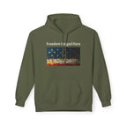 Freedom Forged Here American Flag Hoodie | Patriotic USA - 250 USA Celebration