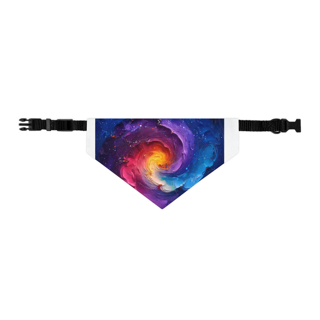 Galaxy Swirl Pet Bandana Collar | Nebula Space Print - 250 USA Celebration