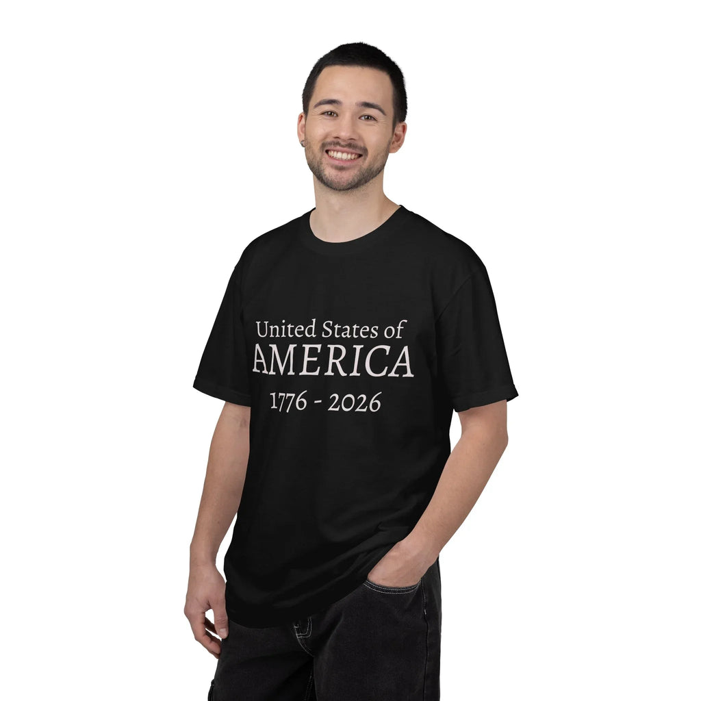 United States of AMERICA 1776-2026 T-Shirt | Patriotic Anniversary Tee - 250 USA Celebration