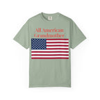 All American Grandmother T-Shirt — Patriotic Flag Tee for Moms & Grandmas