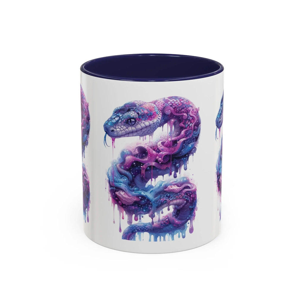 Psychedelic Ouroboros Snake Mug | Rainbow Galaxy Fractal Mushrooms - 250 USA Celebration