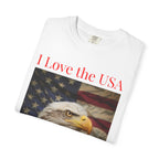 Patriotic Eagle T-Shirt — "I Love the USA 1776–2026"