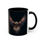 Fiery Flying Eagle Mug | Accent Coffee Mug 11oz 15oz
