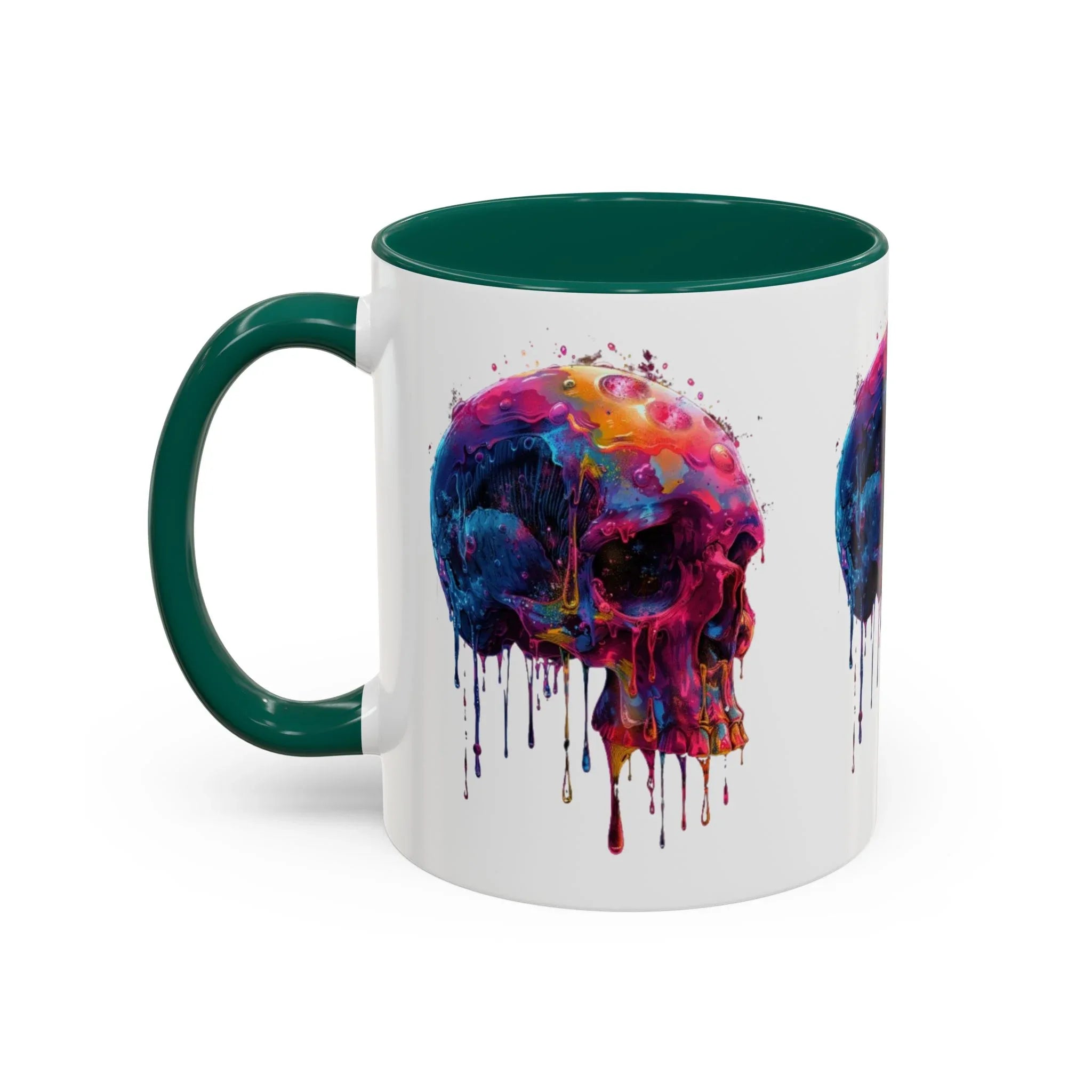 Psychedelic Third Eye Mug | Glowing Mushrooms, Melting Doves, Neon Lava Art - 250 USA Celebration