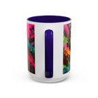 Abstract Colorful Brushstroke Mug | 11oz 15oz Ceramic - 250 USA Celebration