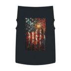 Patriotic Fireworks American Flag Pet Tank Top