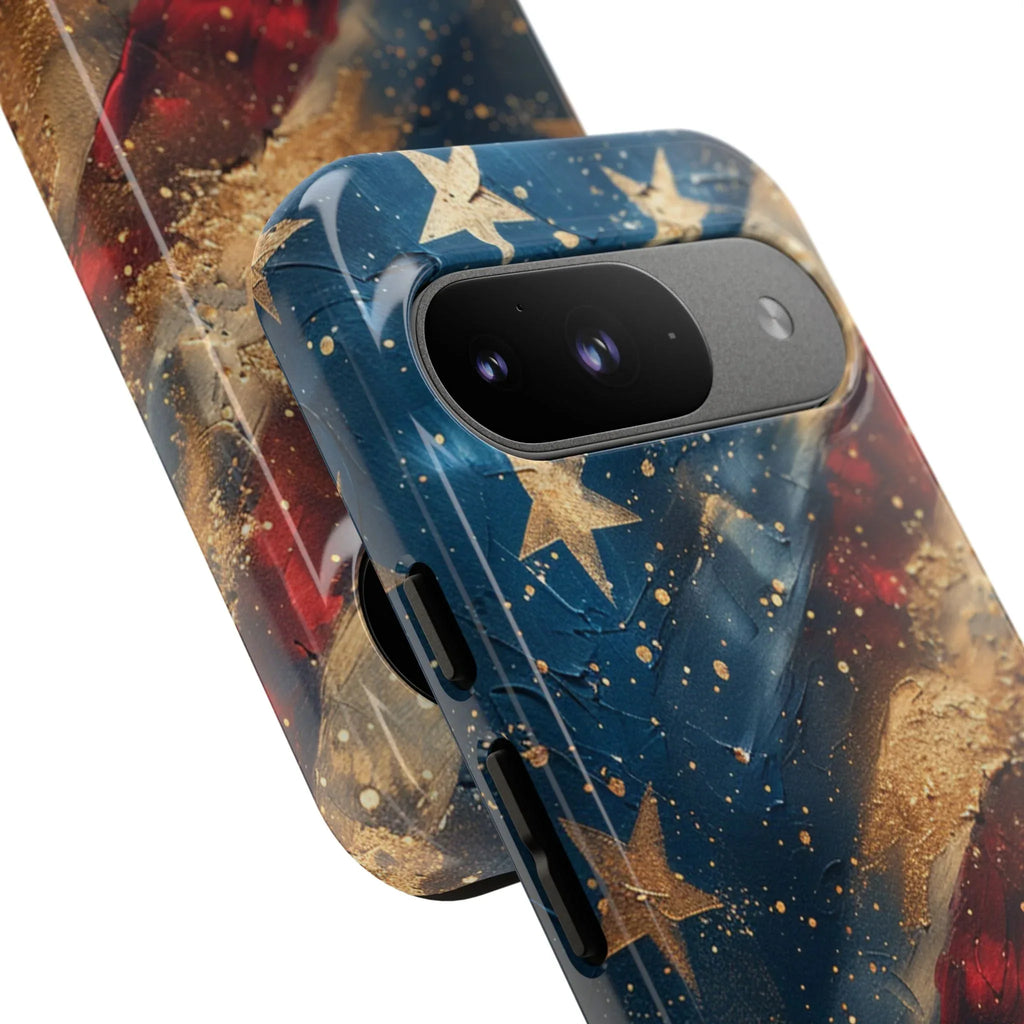 Patriotic Phone Case, Tough Cases with American Flag Design, Stylish Phone Accessories, USA Pride Gift, Durable Cases for All Occasions - 250 USA Celebration