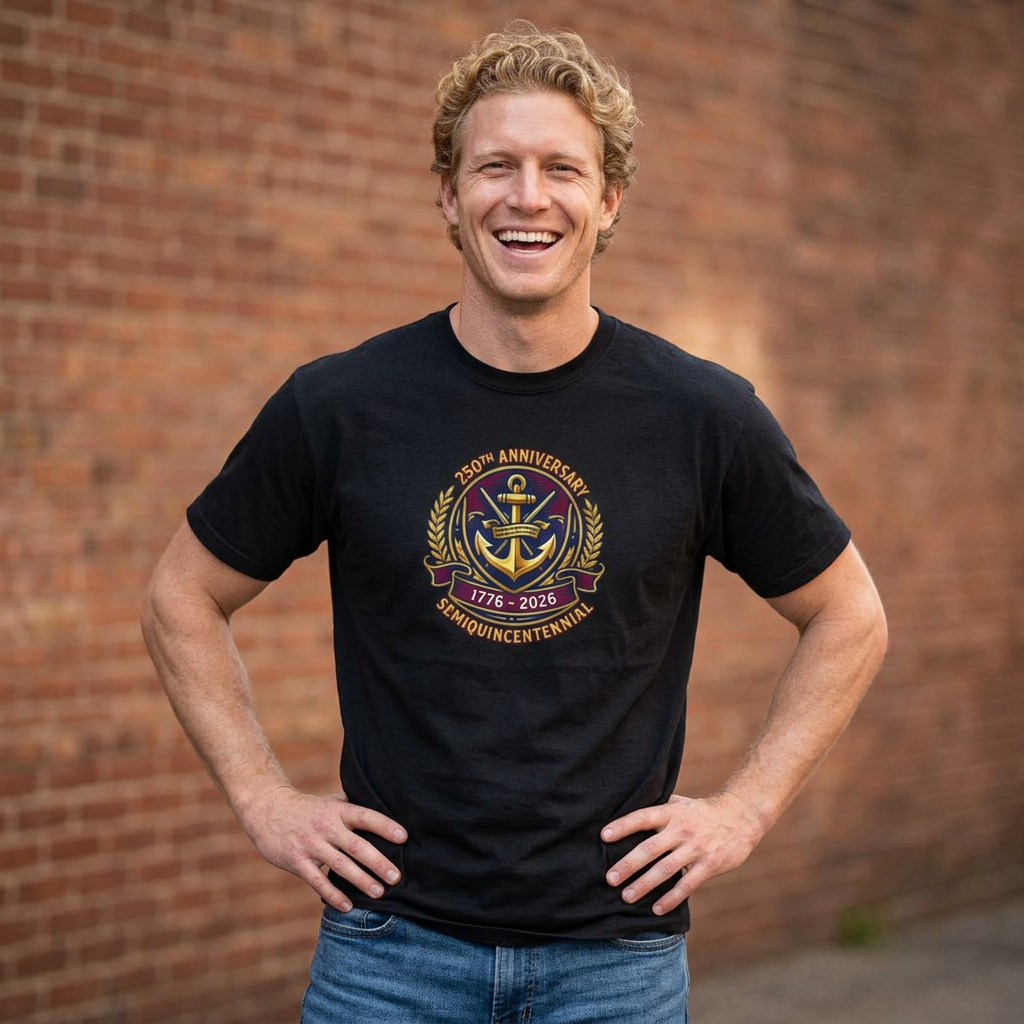 Official 250th Anchor Crest Double-Sided Tee
