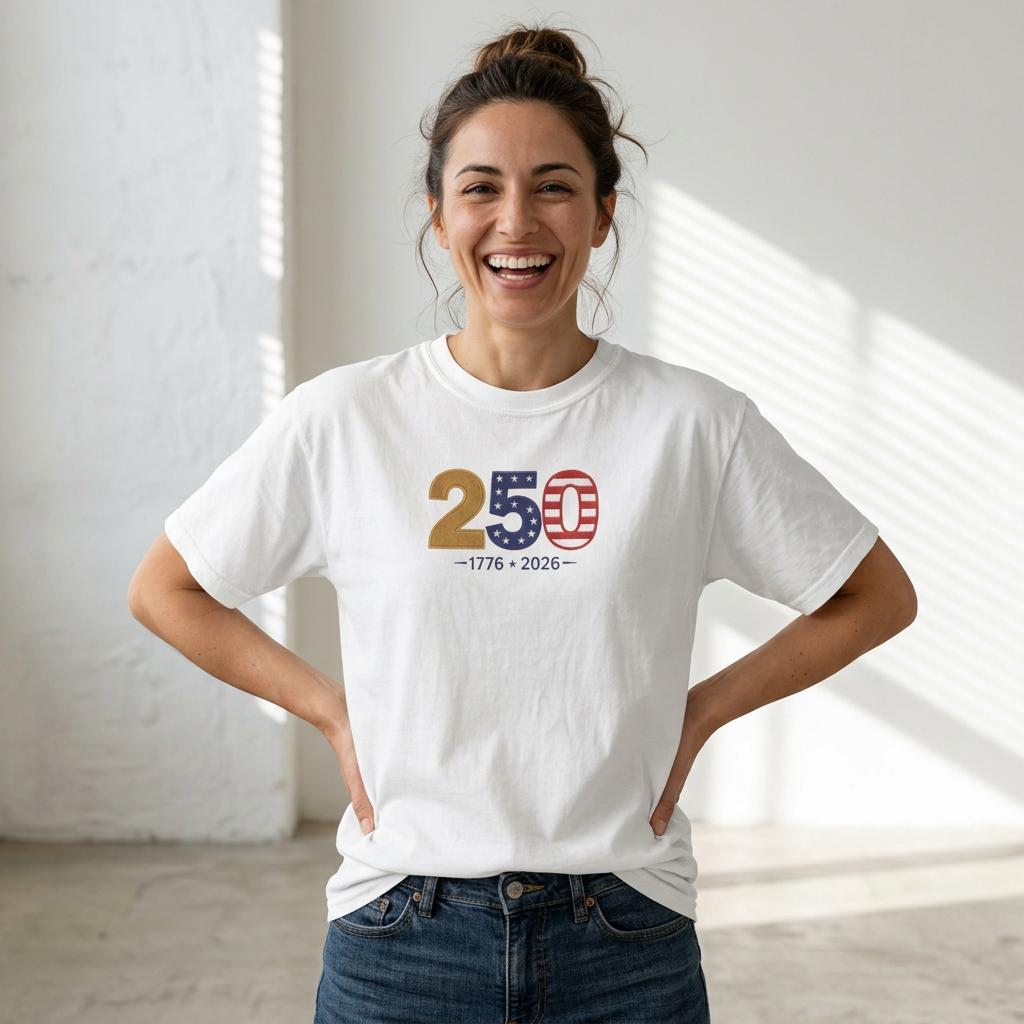 Official 250th Gold Anniversary Tee Dual-Sided