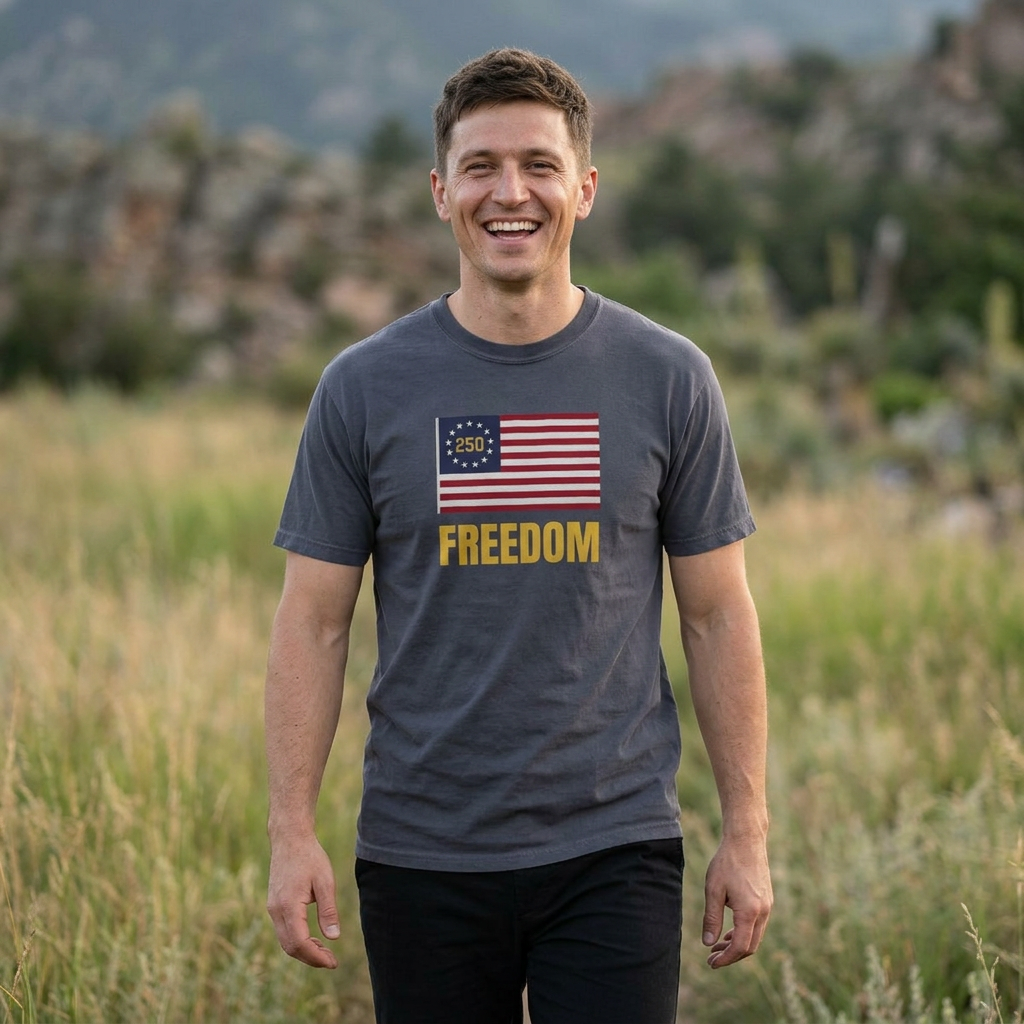 Official 250th Freedom Flag T-Shirt 1776-2026