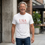 USA 1776–2026 Commemorative T-Shirt — Patriotic American Anniversary Tee