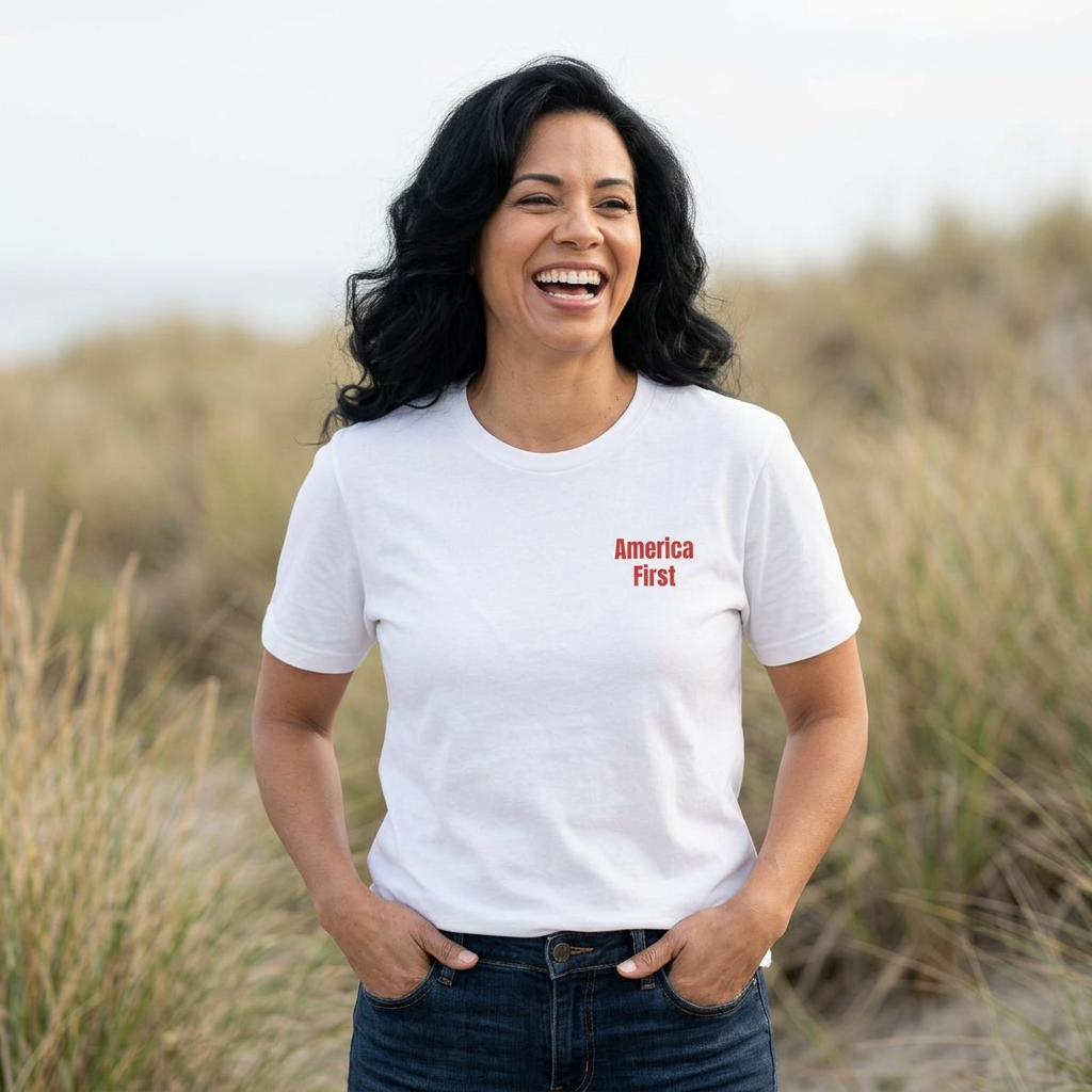 Official "America First” Tee – Distressed Betsy Ross