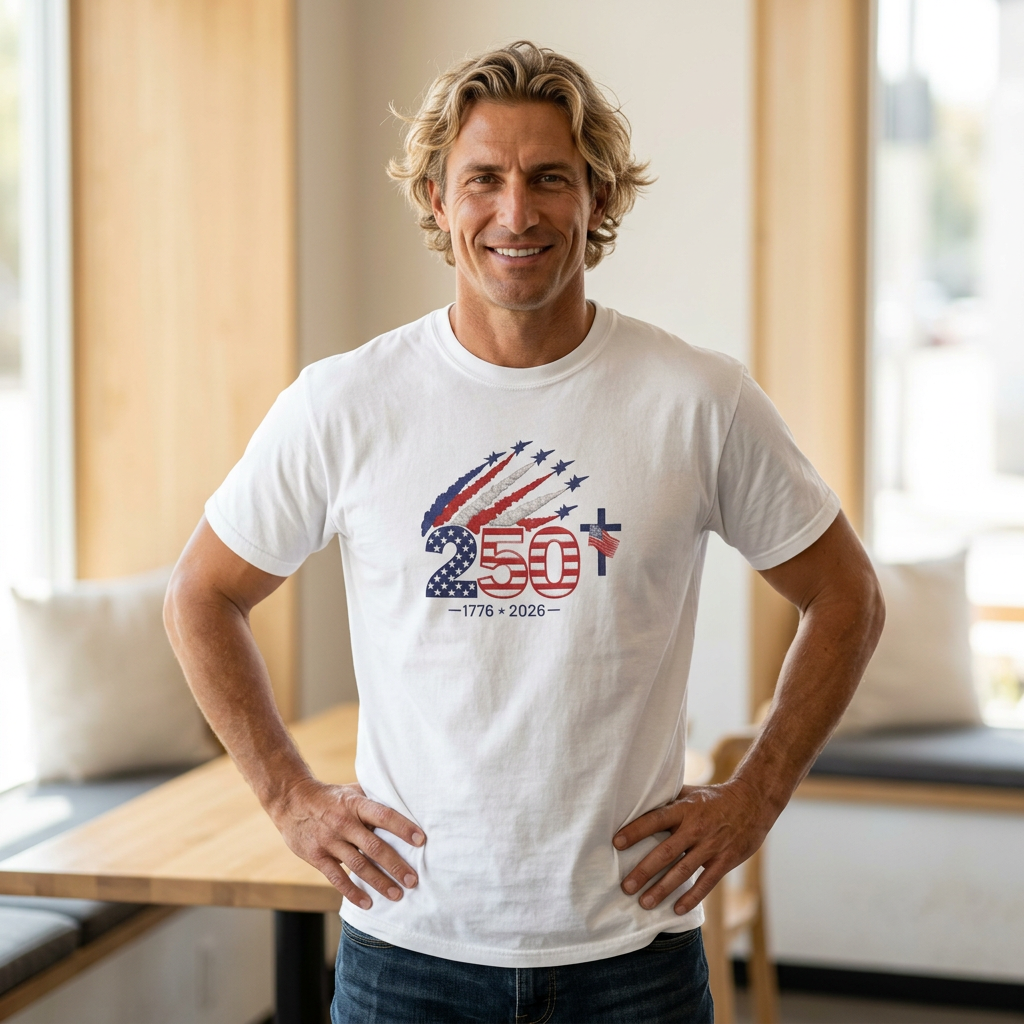 Faith & Flight 250th Anniversary Garment-Dyed Tee