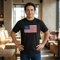 Patriot Graphic T-Shirt — Bold Red Text Tee for Patriotic Holidays