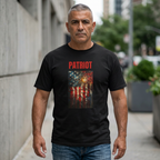 Official 250th Patriot T-Shirt American Flag Fireworks