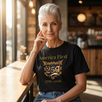 Official America First 250th Anniversary Patriotic Tee