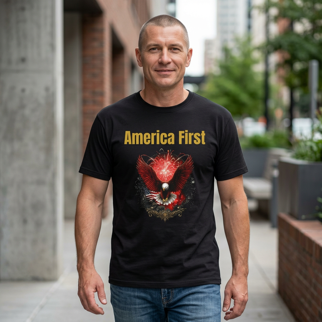 Official 250th Patriotic USA Fireworks Tee